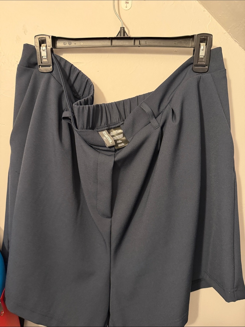 Women’s Navy Athletic Shorts with Elastic Waist - Unbranded